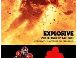 Explosive Photoshop Action