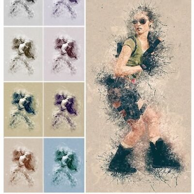 Fiber Paint Photoshop Action