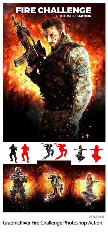 fire.challenge.photoshop.action Fire Challenge Photoshop Action