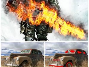 Fire Photoshop Actions