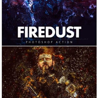 Firedust Photoshop Action
