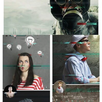 Glitch Photoshop Action