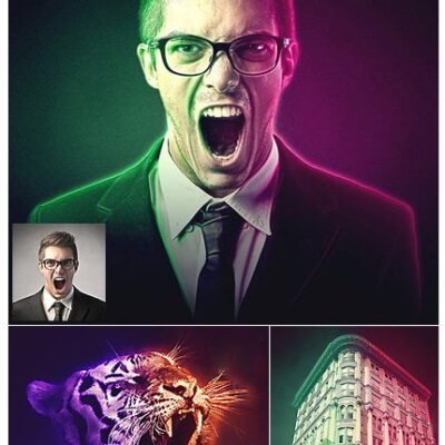 Glowing Light Photoshop Action