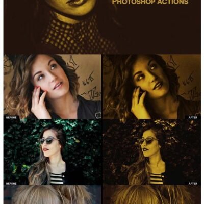 Gold Effect Photoshop Actions