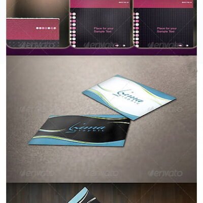 GraphicRiver 6 Business Card Mockup psd