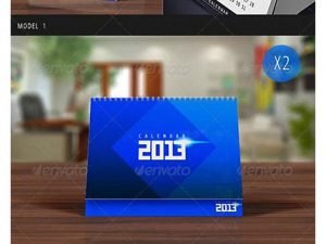 GraphicRiver Desk Calendars Mock Up psd