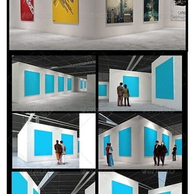 Graphicriver Gallery Poster Mockups psd