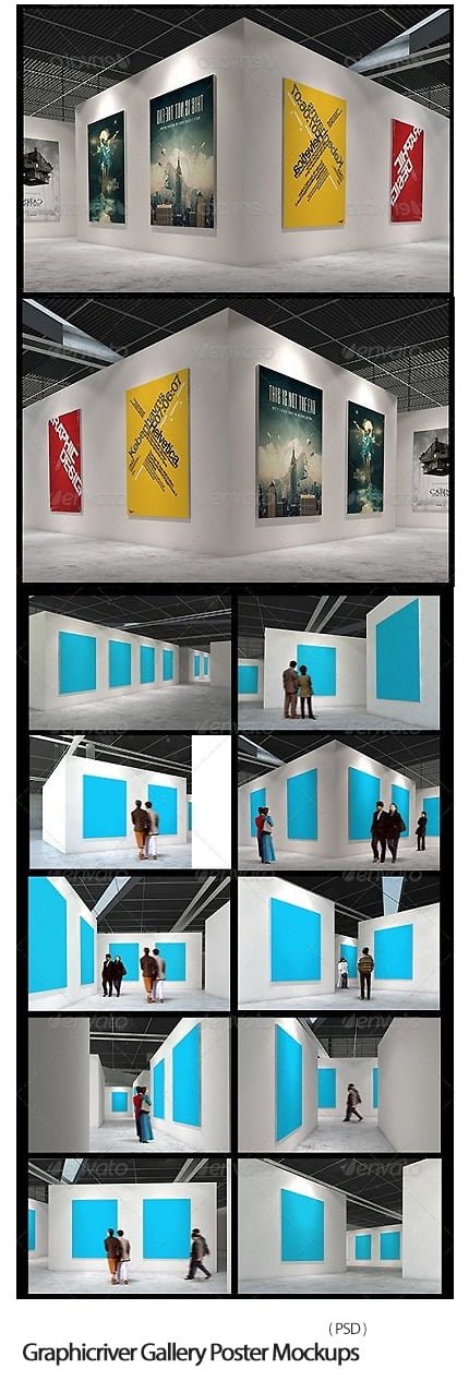 graphicriver.gallery.poster.mockups Graphicriver Gallery Poster Mockups psd