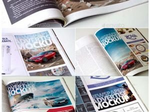 Graphicriver Magazine Advert Mockups psd