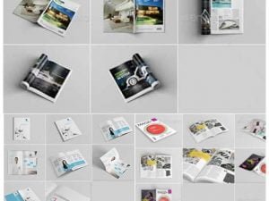 GraphicRiver Magazine Brochure MockUp Bundle psd