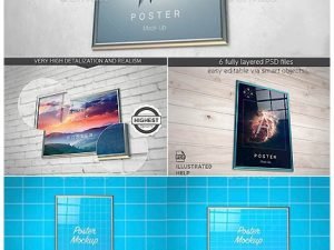 GraphicRiver Print Poster Mockup psd