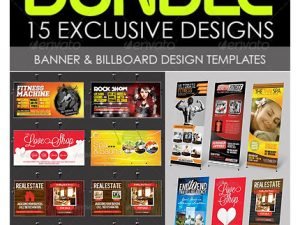 Graphicriver Pro Design Signage And Billboard Bundle 15 In 1 psd