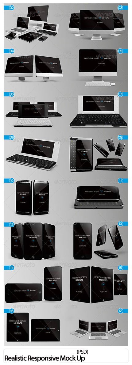 graphicriver.responsive.screen.mockups GraphicRiver Responsive Screen MockUps psd