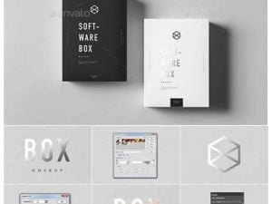 GraphicRiver Software Box Mockup psd