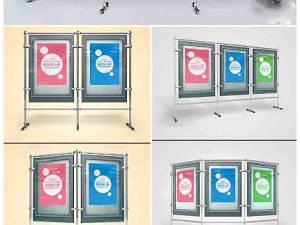 Graphicriver Stand Poster Mockups psd