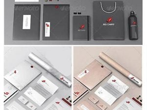 GraphicRiver Stationery Branding MockUp psd