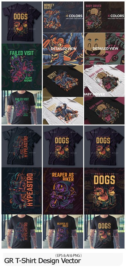 graphicriver.t-shirt.design.vector Graphicriver T-Shirt Design Vector