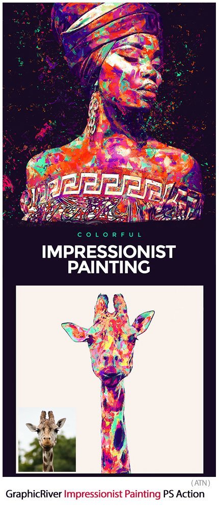 impressionist.painting.photoshop.action Impressionist Painting Photoshop Action