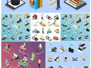 Isometric Conceptual Vector Composition 05