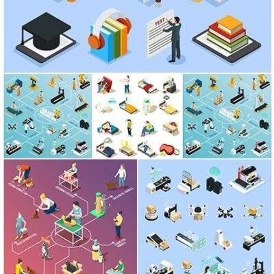 Isometric Conceptual Vector Composition 05