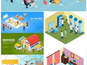 Isometric Conceptual Vector Composition 11