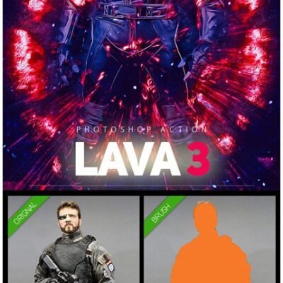 Lava 3 Photoshop Action