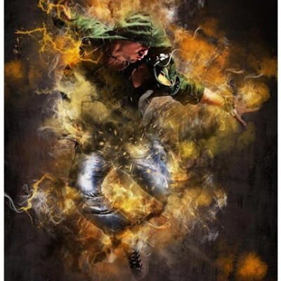 Lightning Smoke Storm Photoshop Action