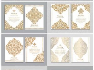 Luxury Vector Card With Gold Ornament