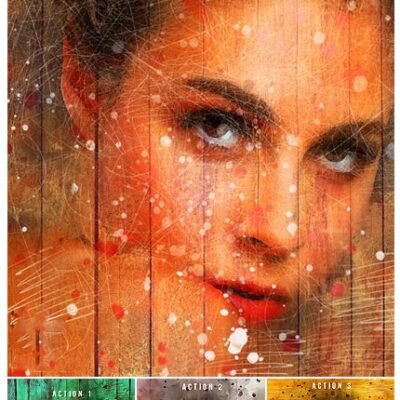 Michelangelo Painting Photoshop Action