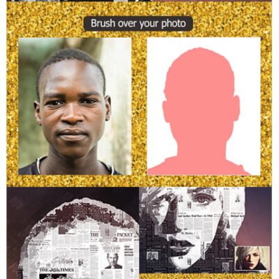 Newspaper Portrait Effect