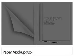 paper Mockup psd