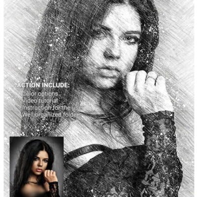 Pencil Drawing Photoshop Action