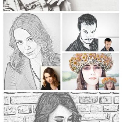 pencil sketch photoshop actions