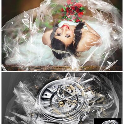 plastic.wrap.photoshop.action