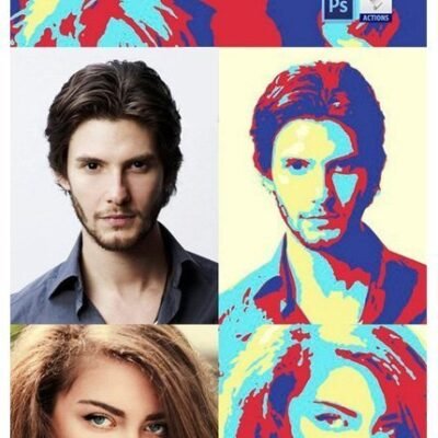 poster photoshop action