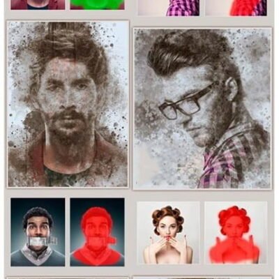 pro sketch painting photoshop action