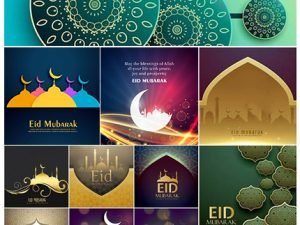 Ramadan Kareem Vector Greeting Card 04