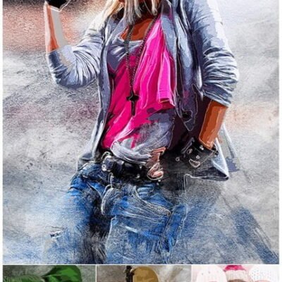 Sharp Painter Photoshop Action