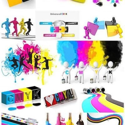 ShutterStock CMYK And Paint Objects