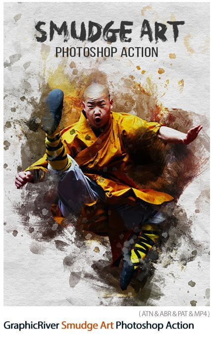 smudge.art.photoshop.action Smudge Art Photoshop Action