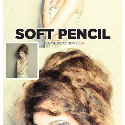 Soft Pencil Sketch Photoshop Action