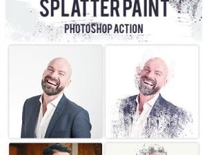 Splatter Paint Photoshop Action