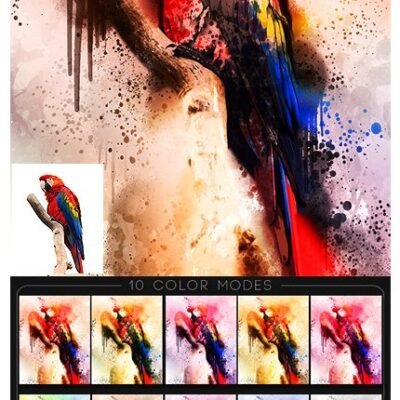 Spray Artist Photoshop Action