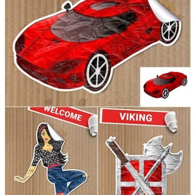 Sticker Photoshop Action