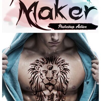 Tattoo Maker Photoshop Action
