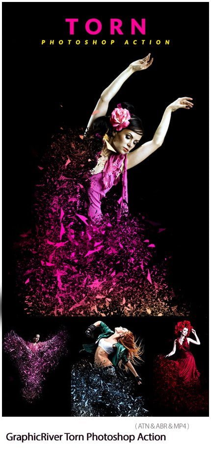 torn.photoshop.action Torn Photoshop Action