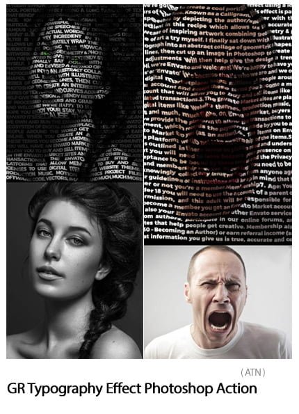 typography.effect.photoshop.action Typography Effect Photoshop Action