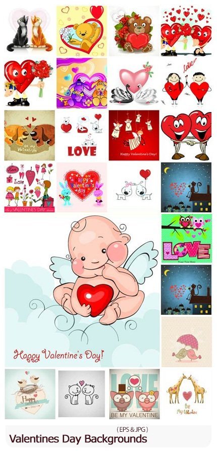 valentines.day.romantic.backgrounds.hearts Valentines Day Romantic Backgrounds Hearts