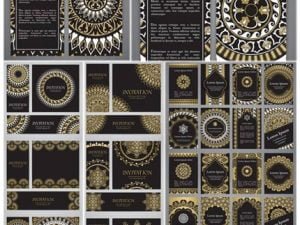 Vector Banners And Backgrounds With Mandala