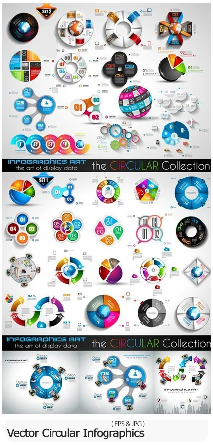 Vector Circular Infographics